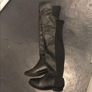 Over the knee Chinese laundry black boots sz 6